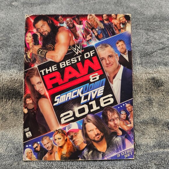 2016 The Best of RAW & Smack Down Live 3 Disc Set DVD Wresting  WWE - Picture 1 of 10